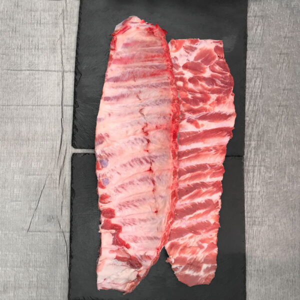 4229-Duroc-Schweine-Ripperl Ansicht von oben