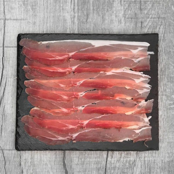 4179 Schinkenspeck geschnitten Ansicht von oben