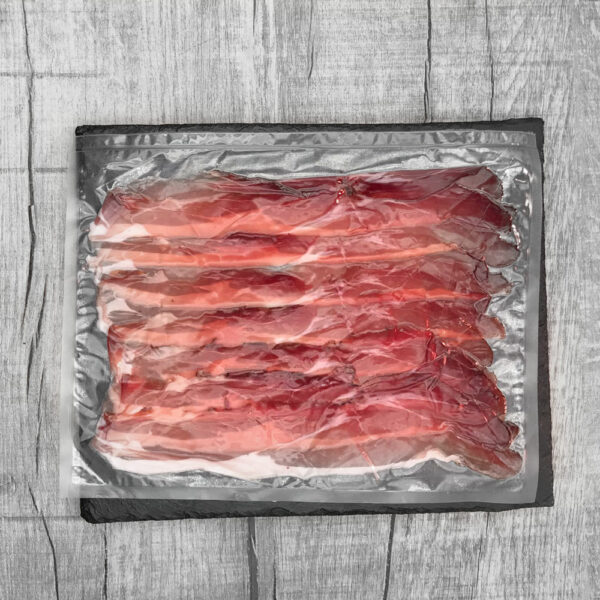 4179 Schinkenspeck geschnitten Ansicht von oben verpackt
