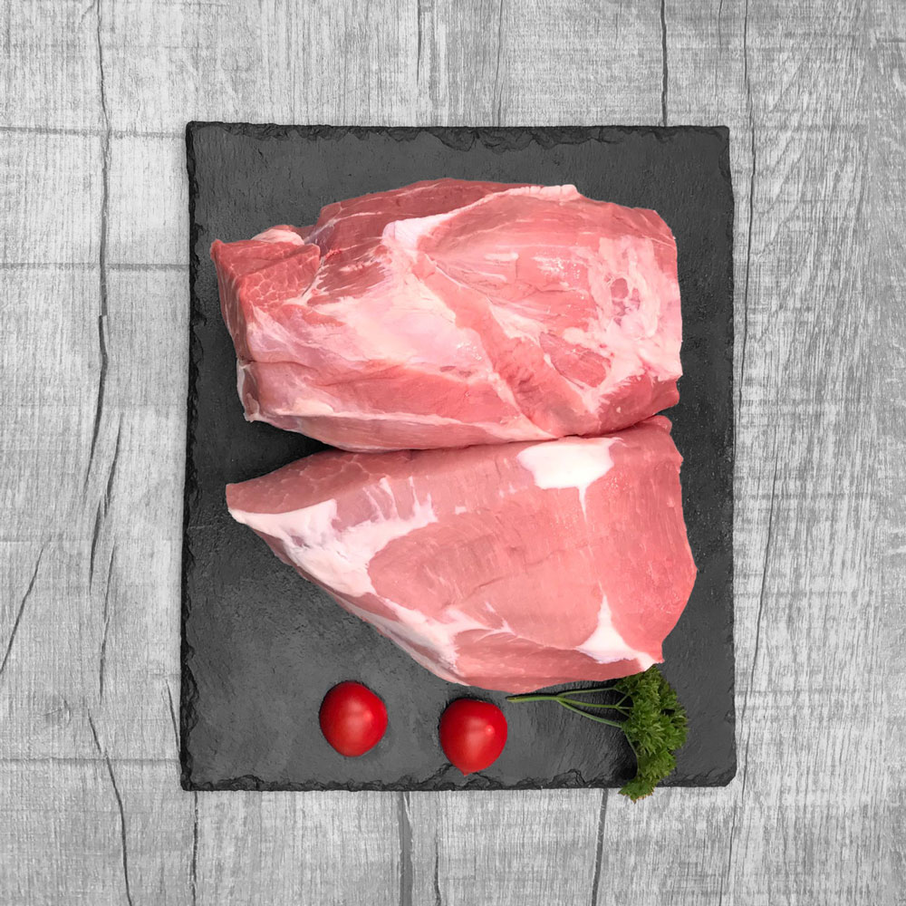 4226-Duroc-Schweine-Pulled-Pork, Ansicht von oben