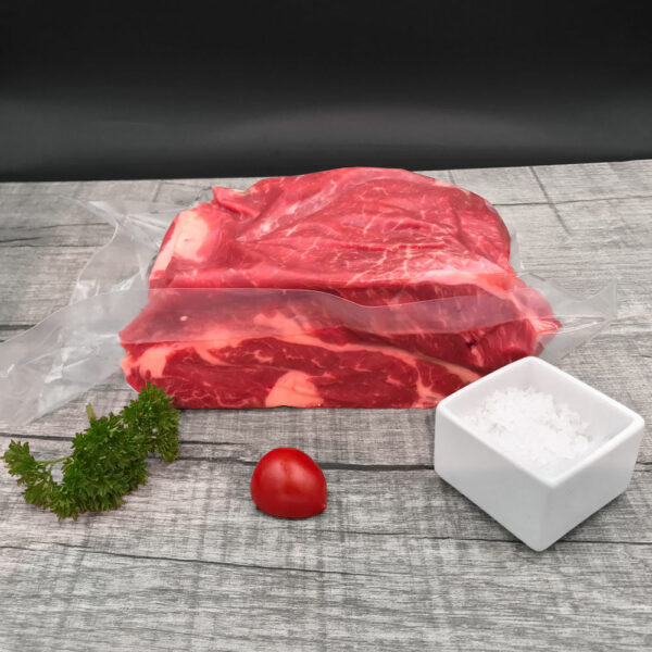 4442-Highlandbeef-Rinder-Hochrippe, Ansicht von vorne, verpackt