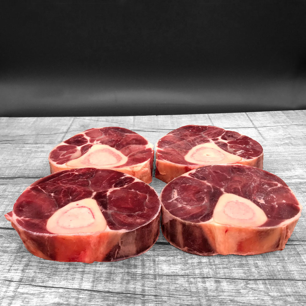 4444-Highlandbeef-Beinscheiben, Ansicht von vorne