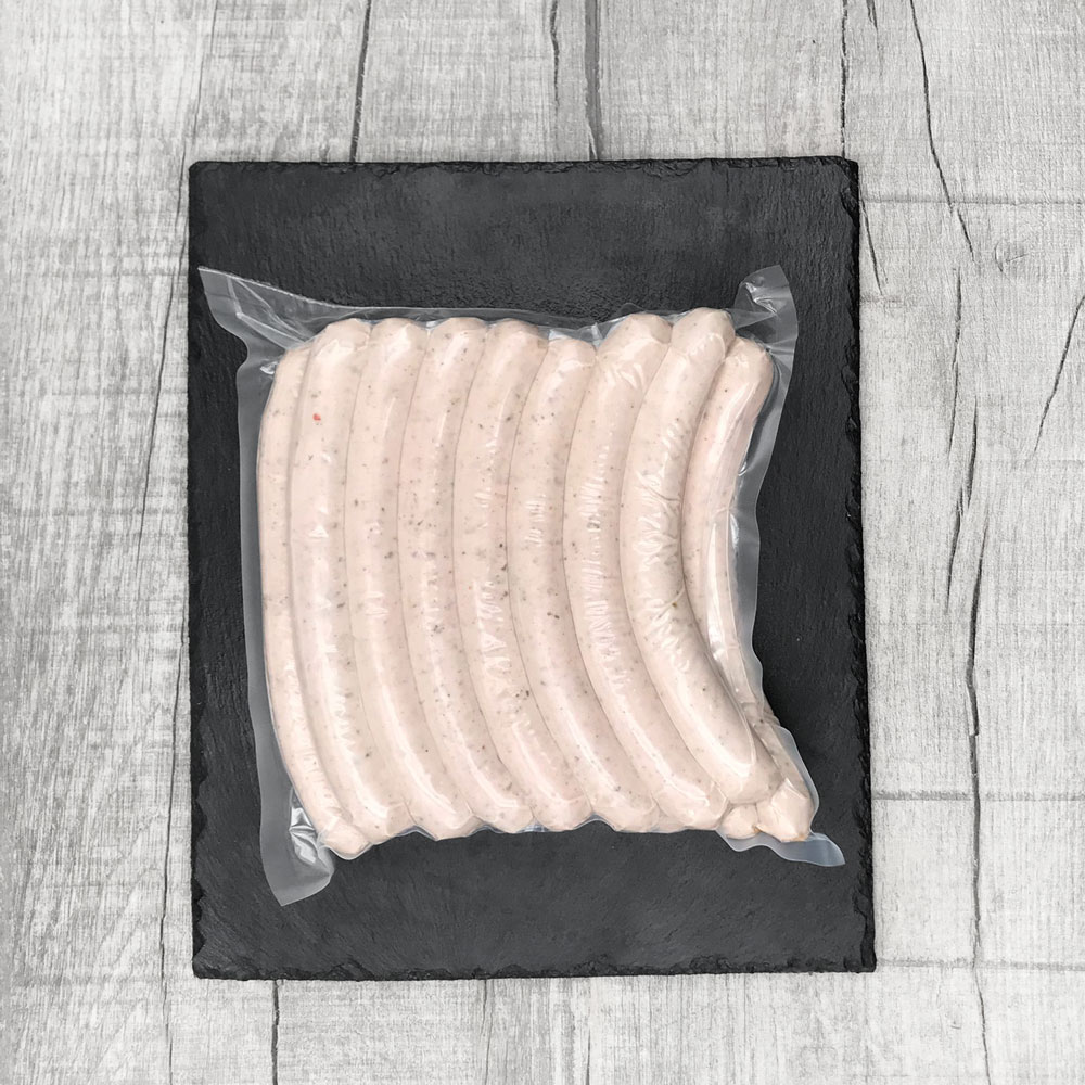 4964 Rinder-Bosna-Bratwürstl, Ansicht von oben, verpackt