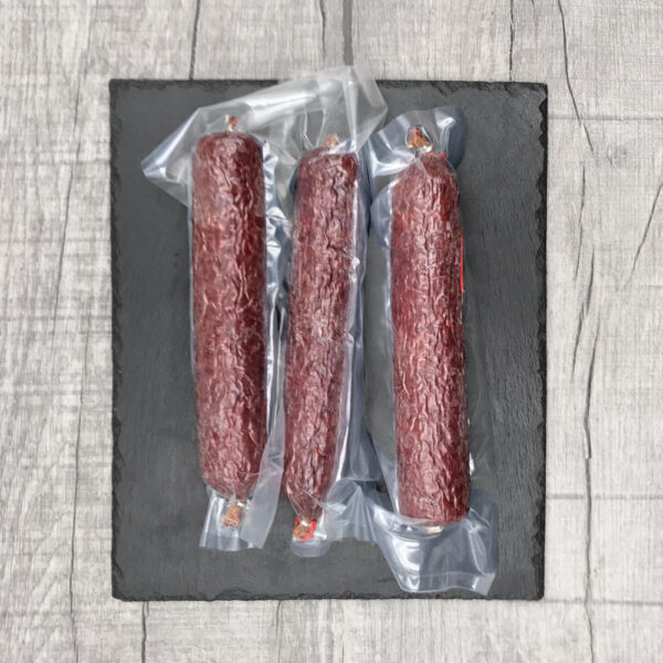 4967 Rinder-Salami, Ansicht von oben, verpackt