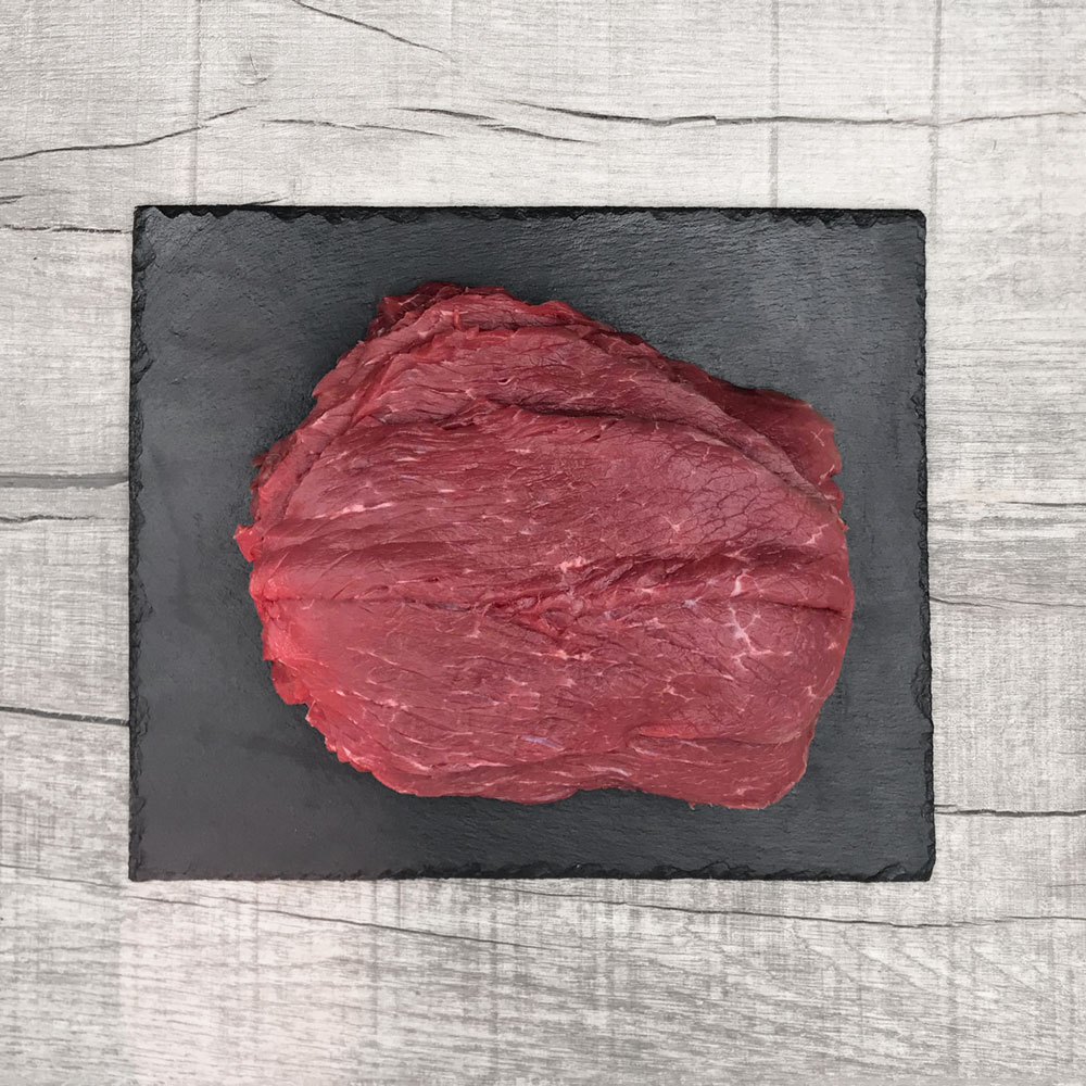 4971 Rinder-Schnitzel, Ansicht von oben, aufgeschnitten