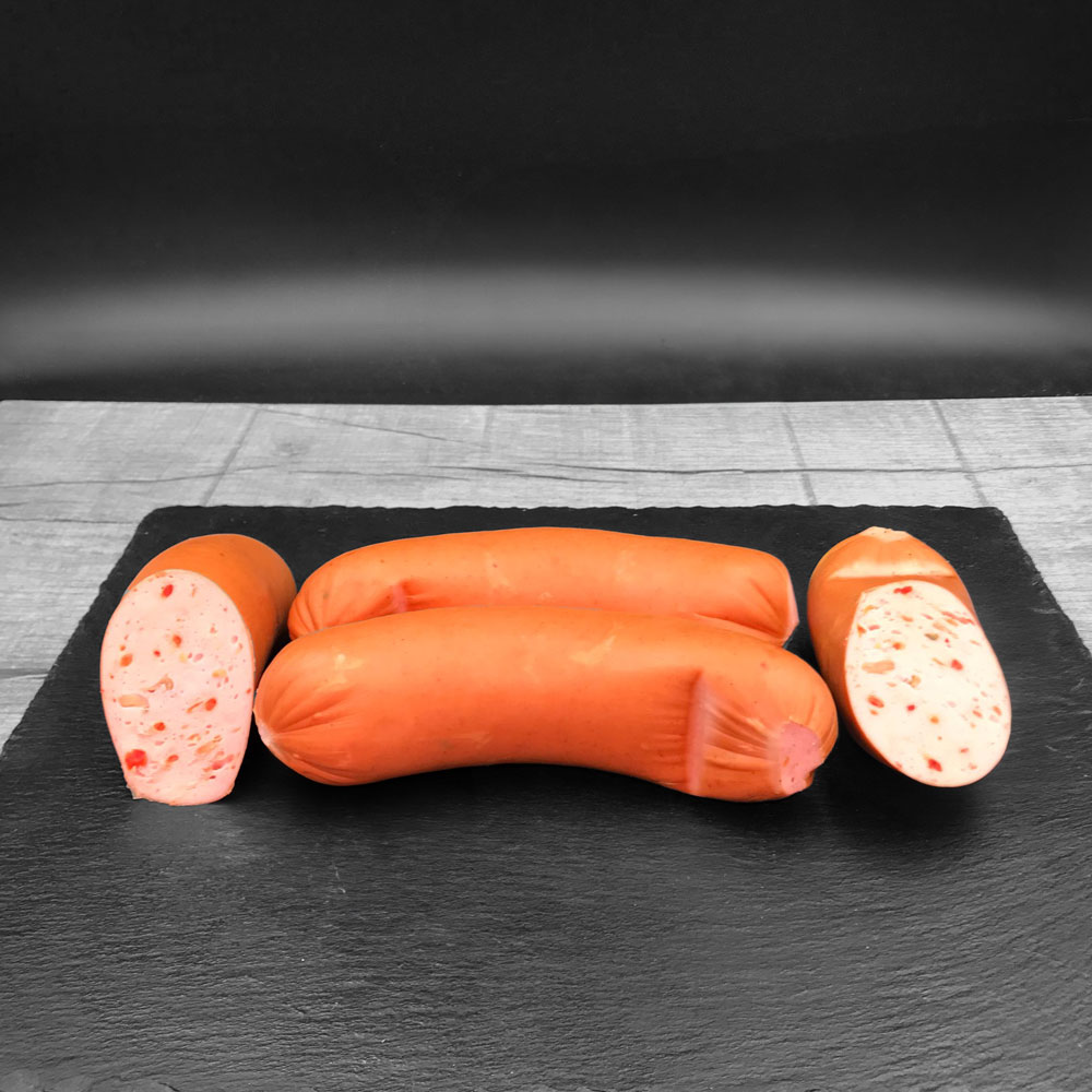 4905 Fitness-Pikant-Knacker halbiert, Ansicht von vorne