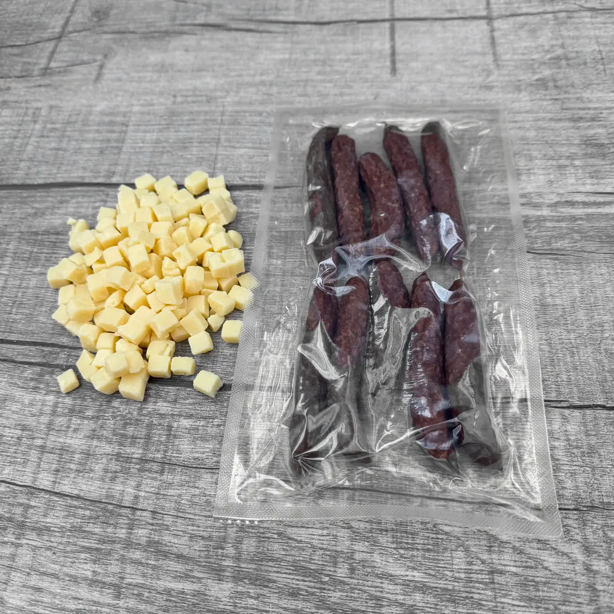 Bullys Beefsnack Käse – Vorderseite der Verpackung