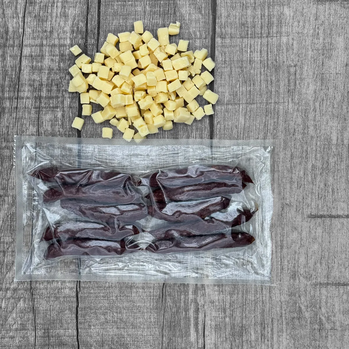 Bullys Beefsnack Käse – Vorderseite der Verpackung außen